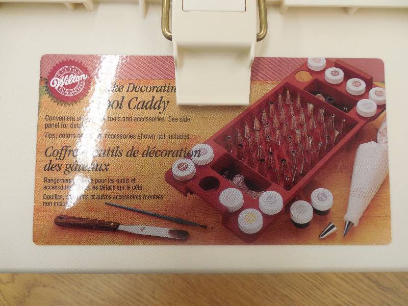 Cake Decorating Tool Caddy & Recipe Box