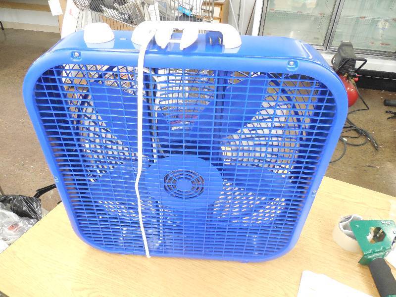Lasko Cool Colors 20 Box Fan, BLUE