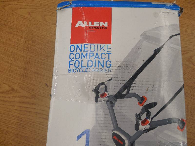 Allen Sports Folding Ultra Compact 1 Bike Carrier Trunk - Multicolored