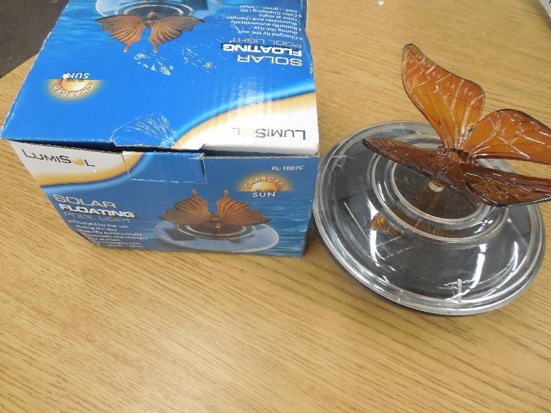 Lumis L Solar Floating Pol Light Butterfly