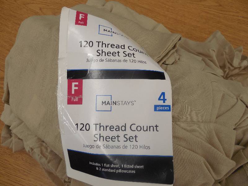 Mainstays 4 pc Sheet Set - FULL