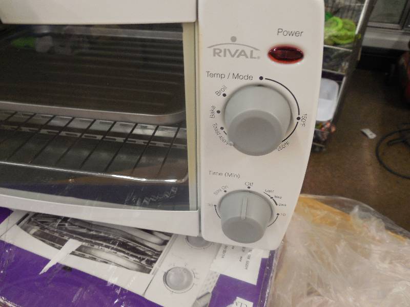 Rival 4 Slice Toaster Oven White Little Bit Of Everything
