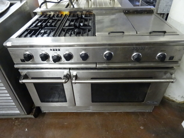 Dcs Natural Gas Double Oven 4 Burner K C Auctions Minneapolis