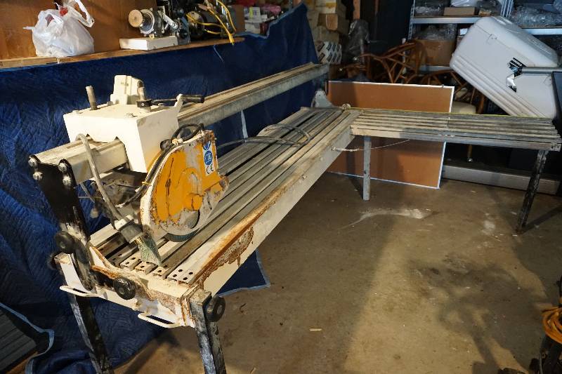 Achilli Model Anr200 Ce Marble Tile Granite Wet Bench Saw