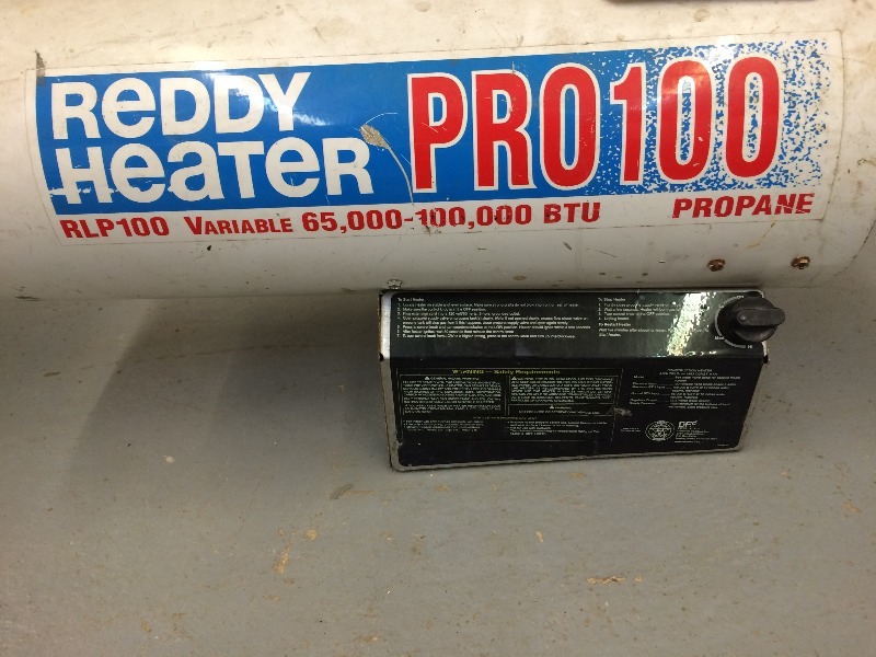 Reddy Heater PRO100 65-100 BTU's uses Propane Gas | Warehouse Clearing  Auction #3 | K-BID