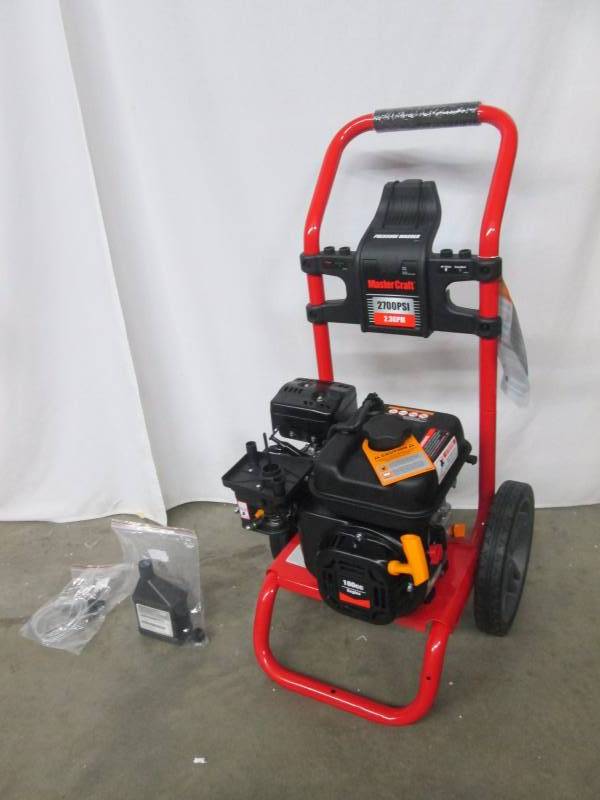 Master Craft 2700 PSI Gas Pressure Washer February Store Returns 1
