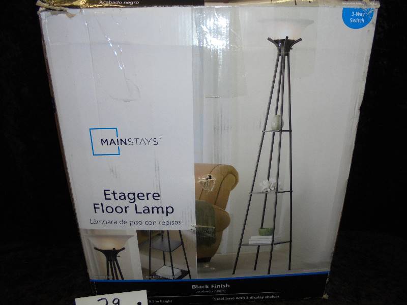 Mainstays Etagere Floor Lamp January Consignment 4 K Bid