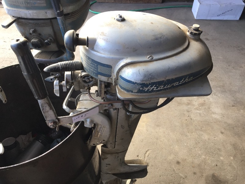 5hp Hiawatha outboard motor Outboard boat motors, snowmobile parts