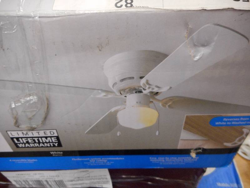 Mainstays 42 Inch Ceiling Fan And Light Overstock
