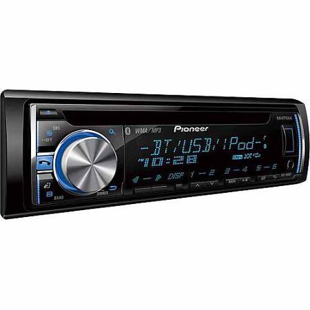 Pioneer DEH-X66BT Single CD Receiver with Built-in Bluetooth