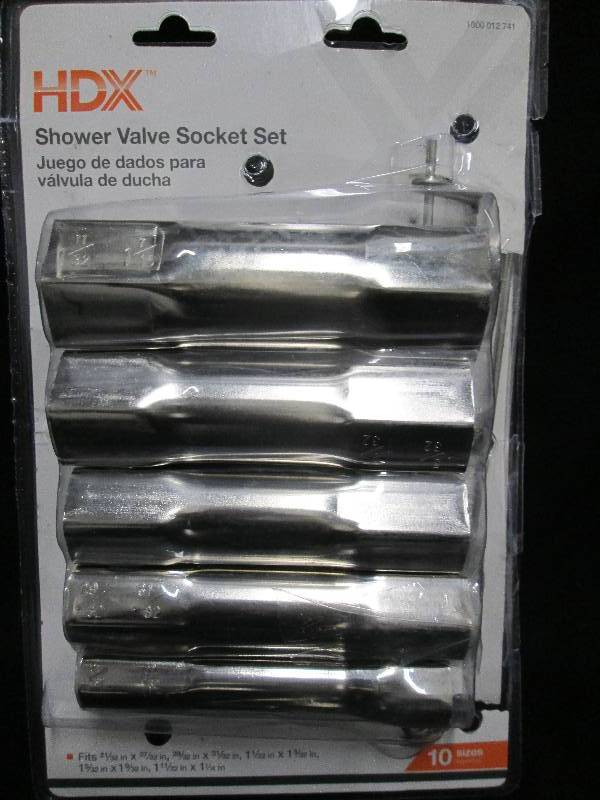 HDX Shower Valve Socket Set 10 sizes Retail Store Returns, Automotive