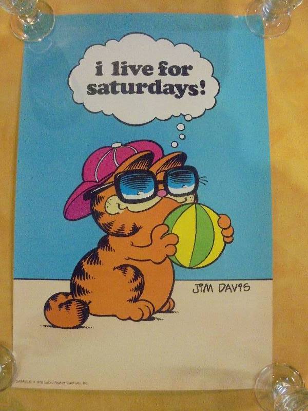 80s Garfield Poster