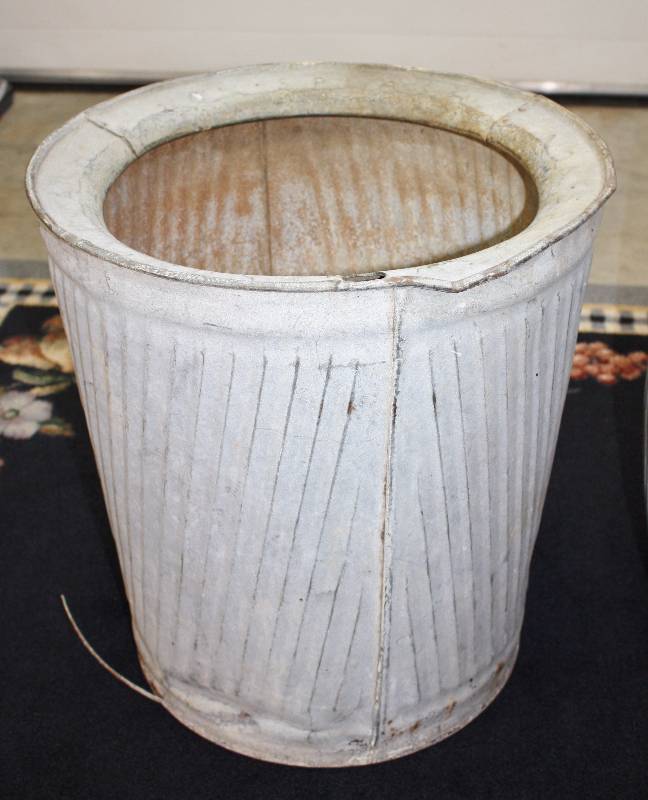 Set of 3 Galvanized Rain Barrels Red Shed Sales KBID