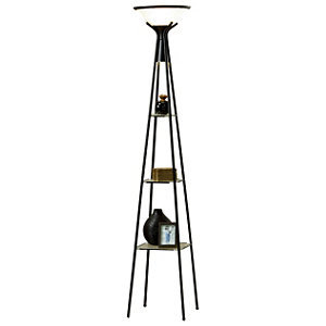 torchiere floor lamp with shelves