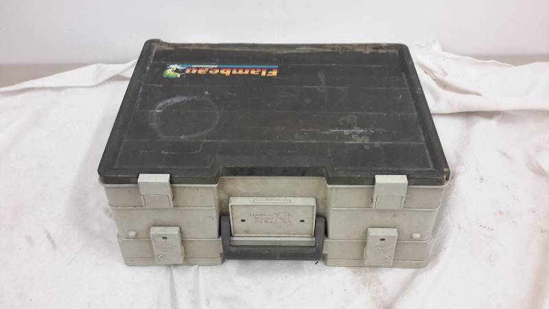 lot 24 image: Flaumbeau tackle box and tackle
