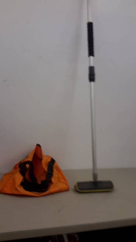 lot 121 image: Bag and brush