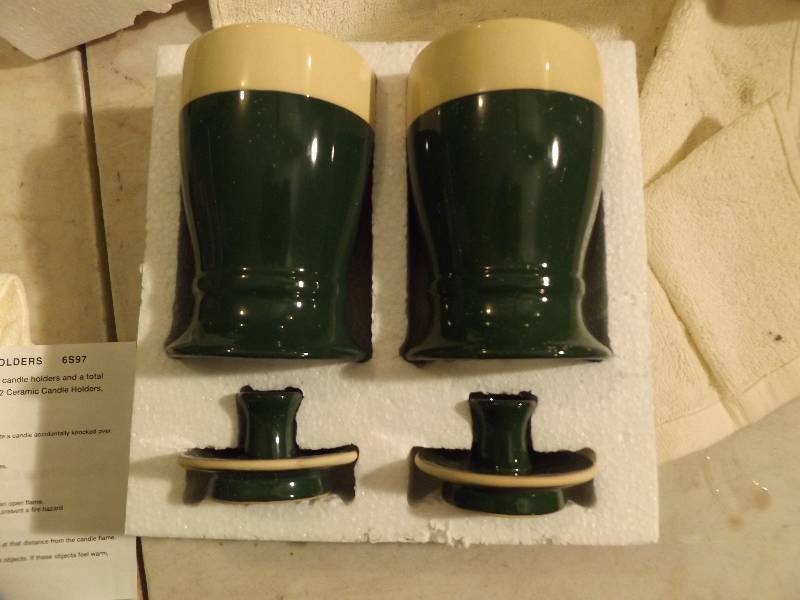 lot 66 image: Candle Holders