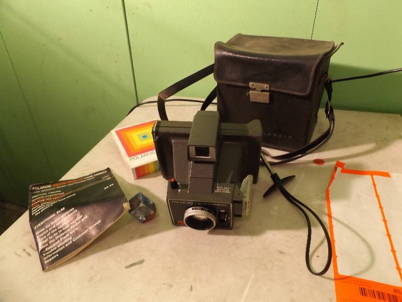 lot 84 image: Polaroid Instamatic Land Camera with case