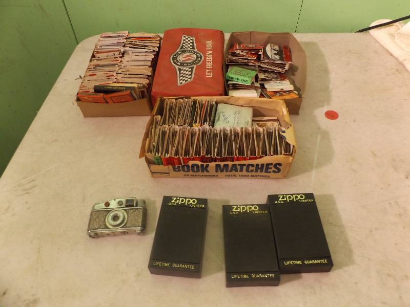 lot 115 image: Lighters and Match Books