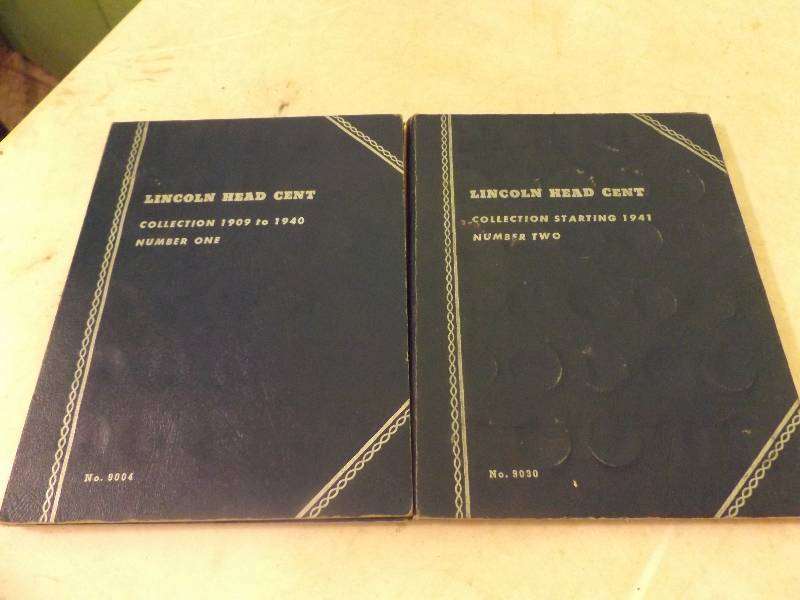 lot 134 image: Lincoln Head Cent Books