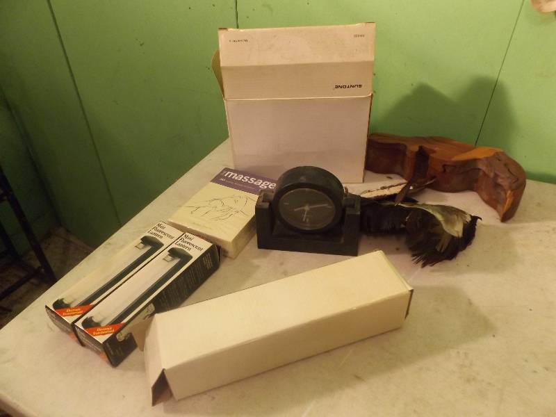 lot 143 image: Hat Band, Trinket Box, Lanterns, Flashlights, and more
