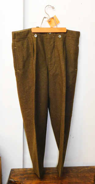 Antique French Military wool trousers