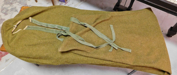 Vintage 100% wool Military mummy sleeping bag very unique piece