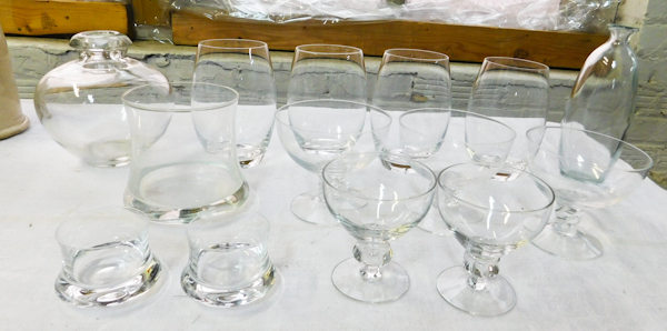 very nice heavy glassware and more