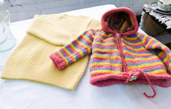 hooded girls sweater bold fun colors girls yellow knit sweater