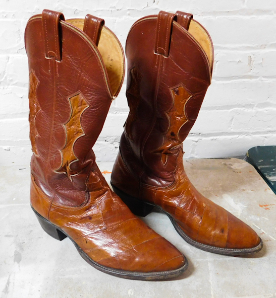 Nocona boots 11D eelskin