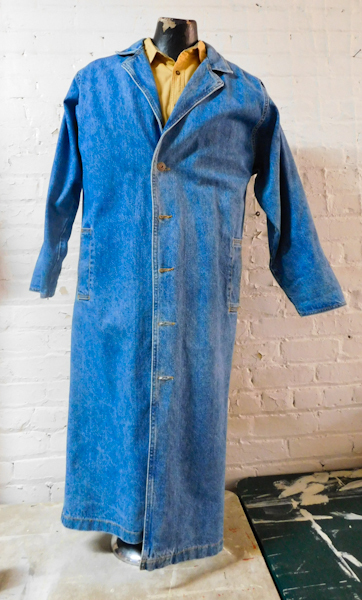 Ladies Sz   Blue denim duster by sunbelt sportswear