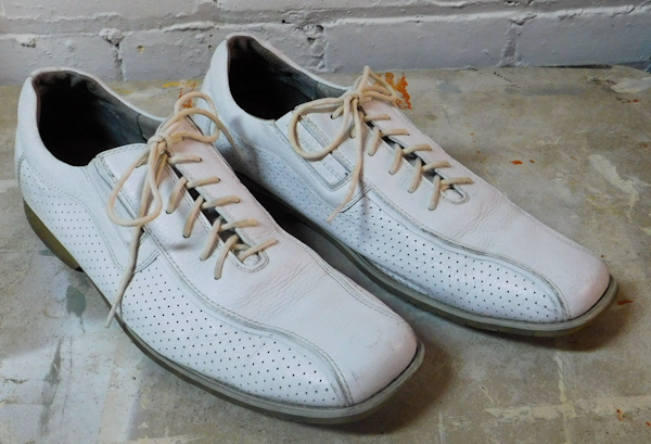 mens white GBX size 15M shoes