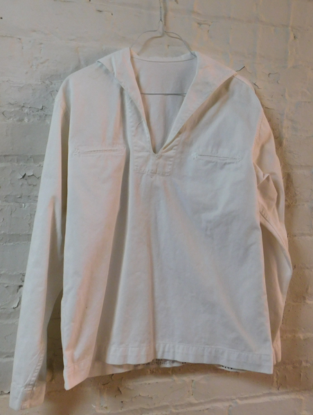 vintage white US navy duty shirt 