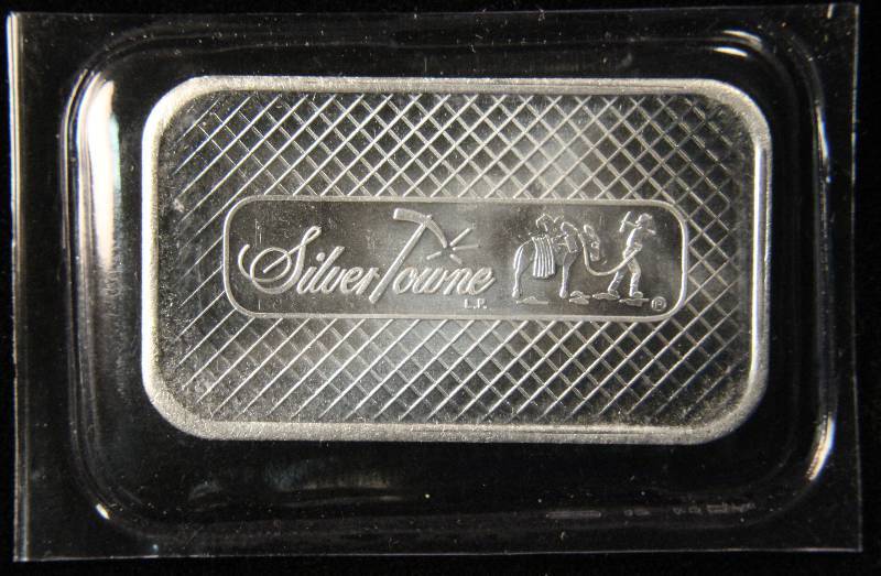 1 TROY OZ. .999 FINE SILVER BAR PROSPECTOR SEALED