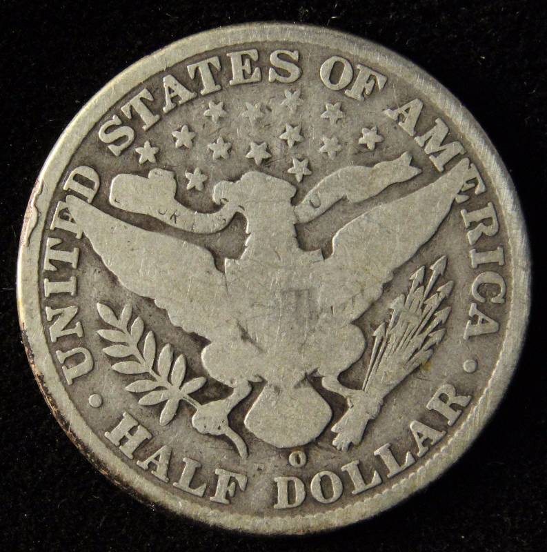 1907-O BARBER SILVER HALF DOLLAR
