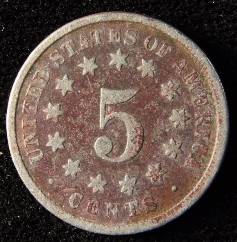 1873 US SHIELD NICKEL