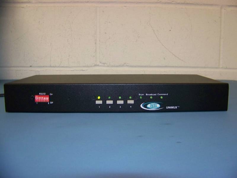 lot 103 image: (5) NTI, UNIMUX, 4-Port, USB KVM Switches in original boxes