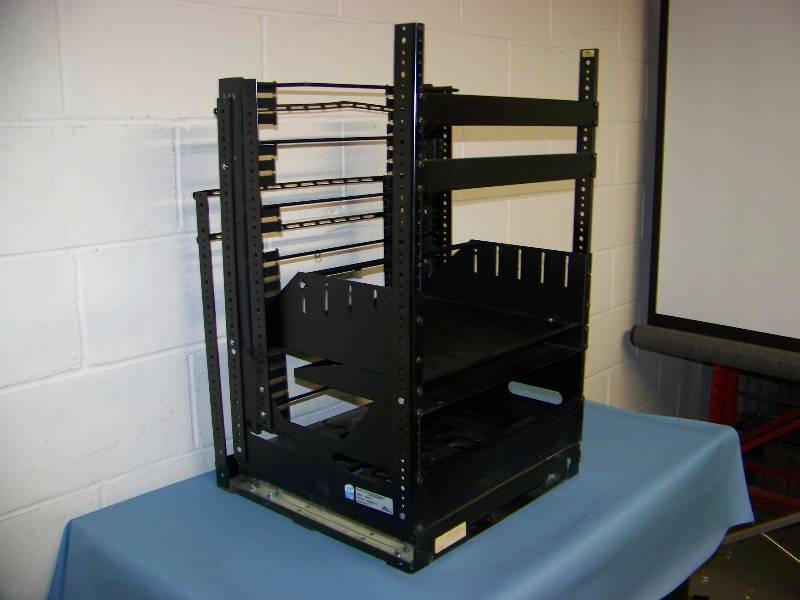 lot 98 image: Middle Atlantic, Audio  Video Equipment  Component Rack with Slide Out  Rotating Base