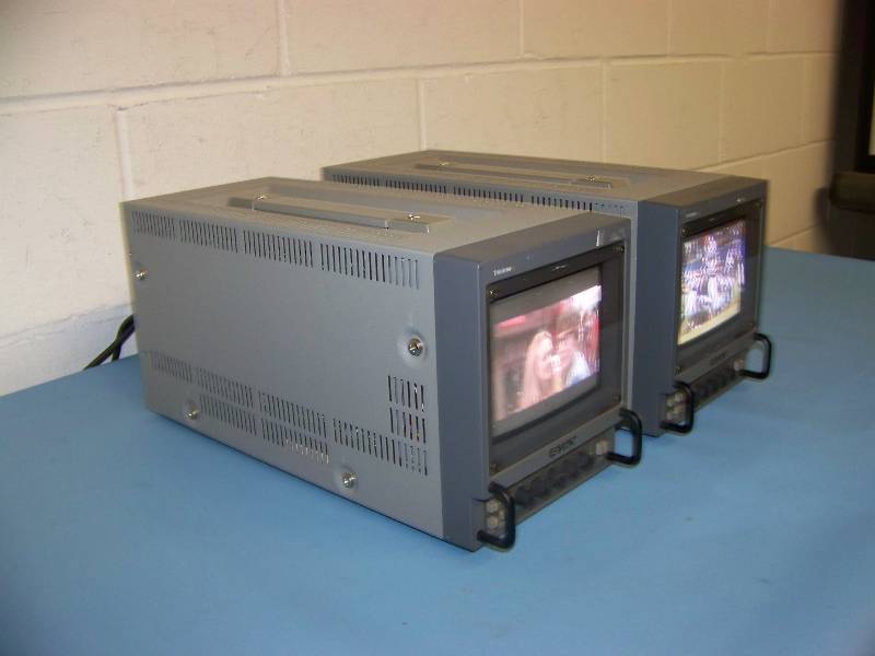 lot 77 image: (2) Sony, 5, Trinitron, Color Video Monitors