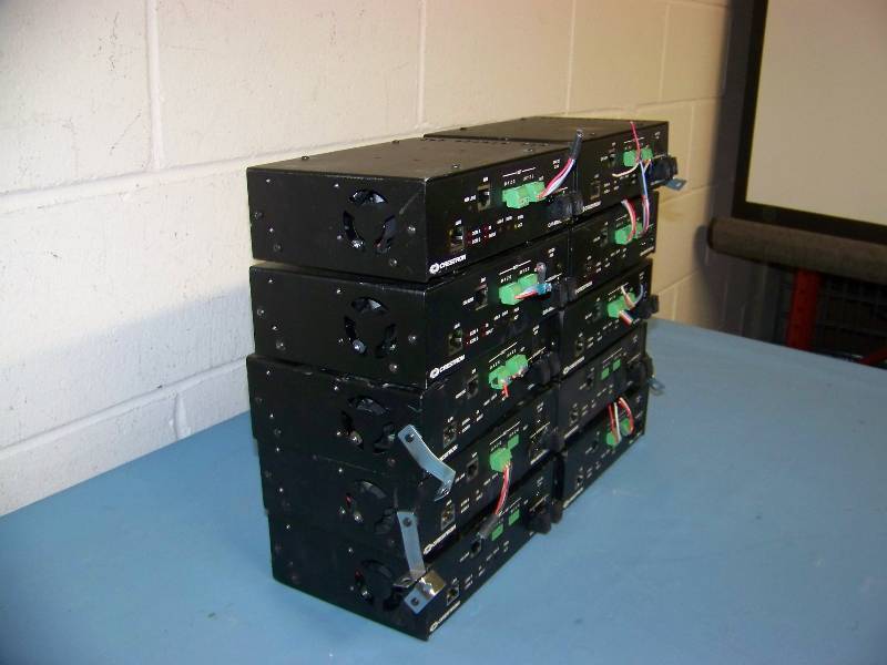 lot 102 image: (10) Crestron, Room Media Controller and Quick Media Receivers