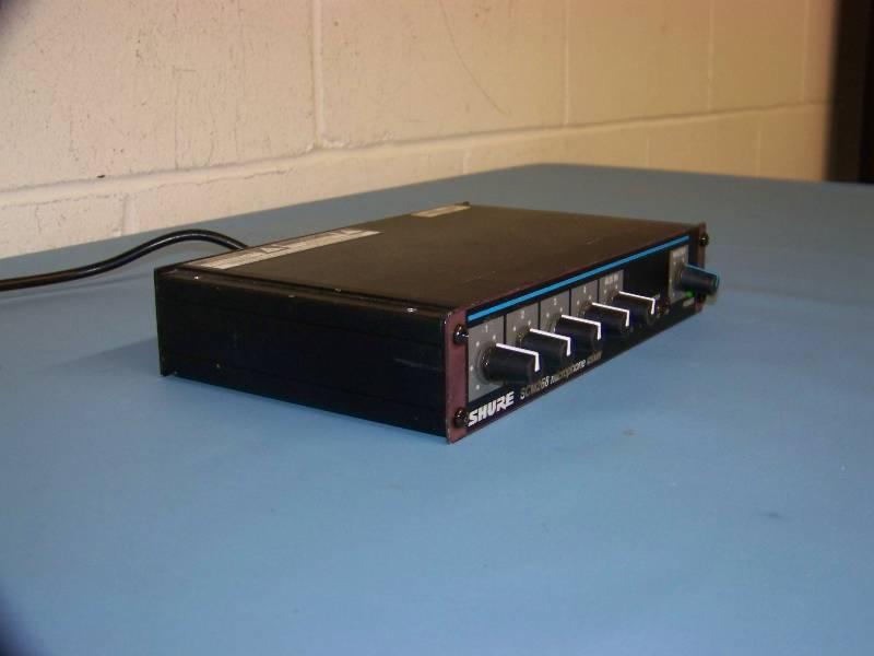 lot 94 image: Shure, 4-Channel, Microphone  Mic Mixer