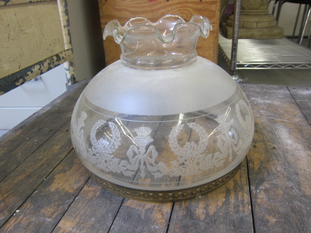 Large Glass Lamp Shade