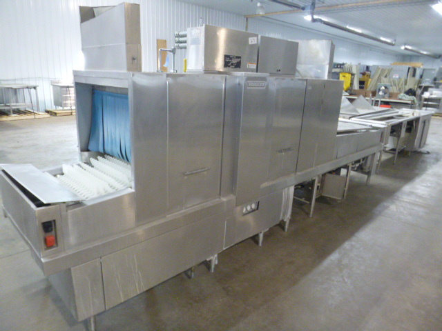 lot 27 image: Hobart Dishwasher System Auto Conveyor Style