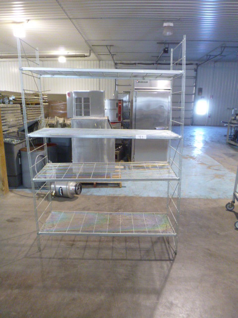 lot 41 image: NSF Stackmaster Shelving