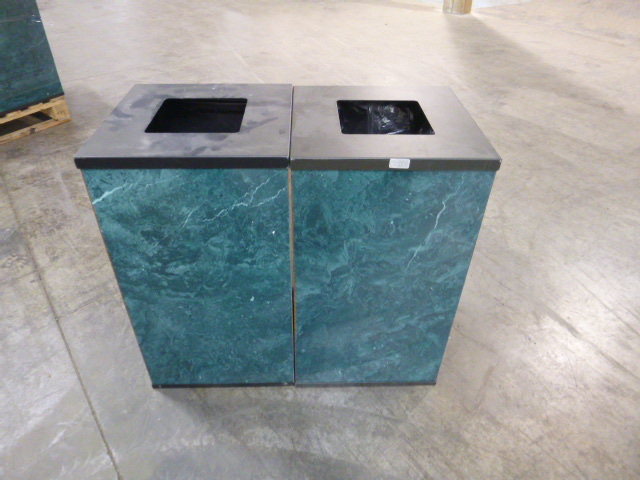 lot 104 image: Decorative Garbage Cans