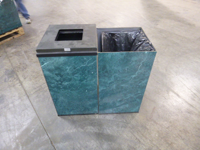 lot 107 image: Decorative Garbage Cans