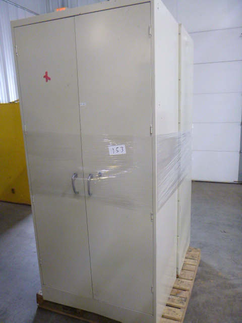 lot 153 image: 2 Metal Storage Cabinets