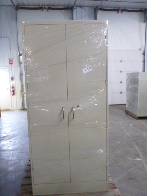 lot 154 image: 2 Metal Storage Cabinets