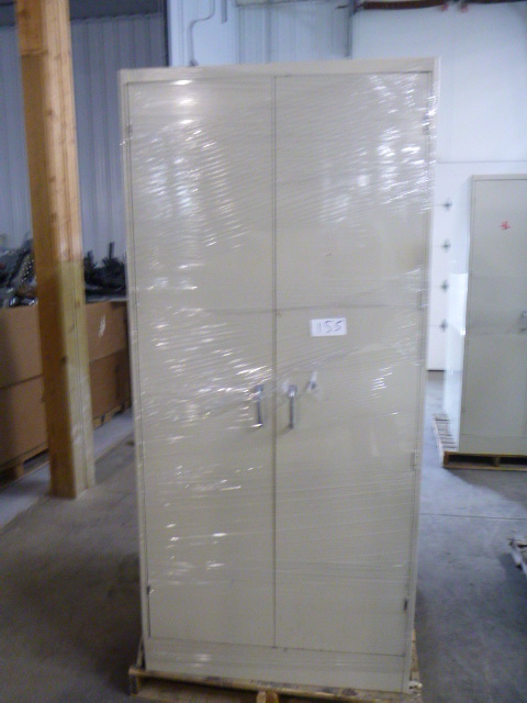 lot 155 image: 2 Metal Storage Cabinets