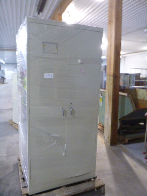 lot 156 image: 2 Metal Storage Cabinets
